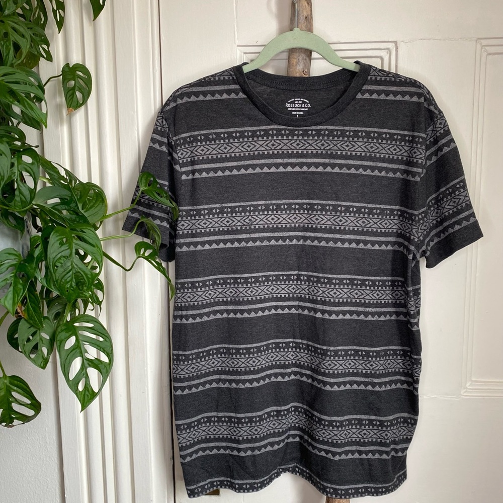 Roebuck & Co. Soft Tribal Patterned Tee